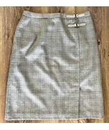 Vintage Norton Mcnaughton Women Academia Skirt Size 6 Brown Plaid Pencil... - $26.73