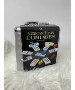 Mexican Train Dominoes Deluxe Set In Aluminum Carry Case Cardinal Classics - $39.99