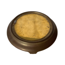 Antique Round Decorative Brass Base Stand for Sculpture or Statue 7.5” diameter - £47.84 GBP