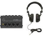 Behringer HA-400 Ultra Compact 4-Channel Stereo Headphone Amplifier - £50.76 GBP