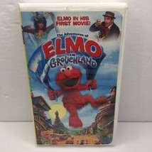 Vintage Sesame Street The Adventures Of Elmo In Grouchland VHS 1999 Clam... - £11.95 GBP