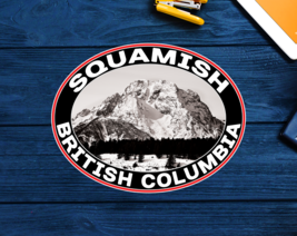 Squamish British Columbia Canada Ski Sticker Decal 3.9&quot; Skiing Mountains - £4.04 GBP