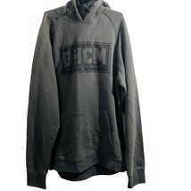 Troll Co. Dirty Hands Clean Money hoodie 2XL Face Cover DHCM Zipped Pockets Gray - £47.36 GBP