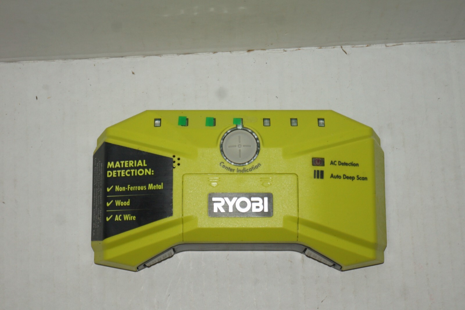 Ryobi ESF5001ID AC Detection Auto Depth Scan Whole Stud Finder Detector Item image 10
