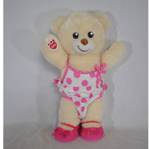Build-A-Bear with shoes and swimsuit - Lil Caramel Cub - £15.58 GBP