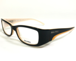 Miu Eyeglasses Frames VMU11E 7OM-1O1 Black Yellow Orange Nude 51-15-135 - $121.23