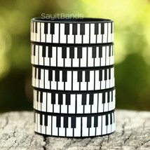 5 of Piano Wristbands - Silicone Bracelets for Pianist, Musician, Dance Teacher - £7.81 GBP