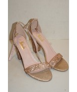 Sheln Dressy Elegant Ankle Strap Sequins 3&quot; Heel Shoe Size 10 - $27.06 CAD