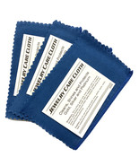 3 Silver Gold Platinum Jewelry Cleaning Polishing Protect Cloth FREE SHI... - $19.97 CAD
