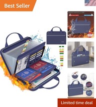 Fireproof Expanding File Organizer with 13 Pockets - Perfect for A4 &amp; Le... - $672.55 MXN