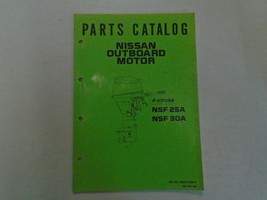 Nissan Marine Outboard Motor 4-Stroke NSF 25A/30A Parts Catalog Manual OEM Book - £14.93 GBP