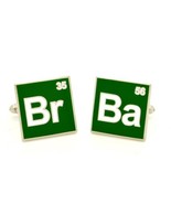 BREAKING BAD CUFFLINKS High Quality Br Ba Chemistry NEW w GIFT BAG Weddi... - £14.82 GBP