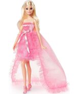 Beautiful  Barbie Birthday Wishes Doll w/Blonde Hair & Pink Satin & Tulle Dress - $40.99