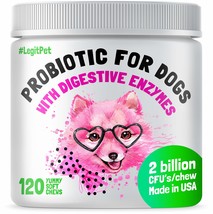 Probiotics for Dogs Natural Digestive Enzymes Prebiotics for Allergy Itc... - $20.80