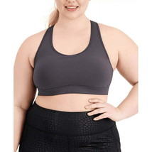 MSRP $25 Ideology Plus Size Charcoal Grey Sports Bra Size 1X - $14.25