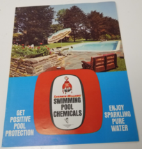 Sherwin-Williams Swimming Pool Supplies Sales Brochure 1971 Clean Water - $18.95