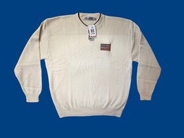VTG MADE IN USA Shenandoah Men&#39;s Sweater 2XL USA Made Flag Patriotic 100% Cotton - £16.89 GBP
