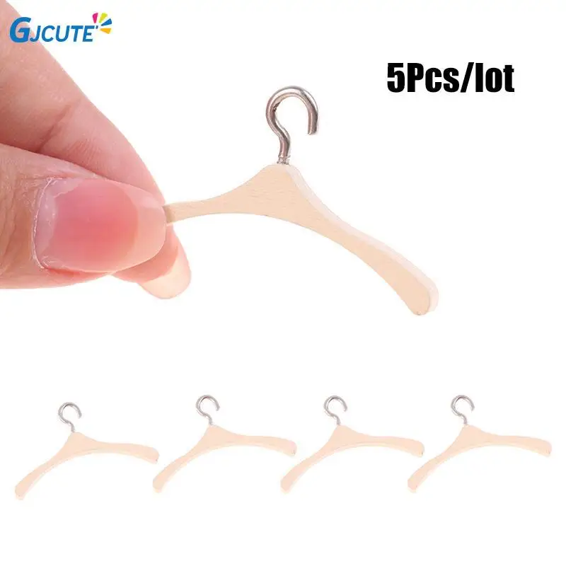 1pc Mini Clothing Hanger Doll Clothes Dress Hanger For  Dollhouse Accessories - £7.07 GBP+
