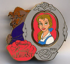 Disney Beauty &amp; the Beast 1991 Spinner History of Art Limited Edition 2000 pin - £20.57 GBP