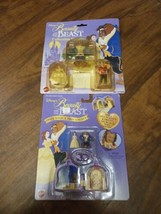 Vntg Disney BEAUTY &amp; THE BEAST Once Upon A Time Polly Pocket&amp;Collectible Figures - £51.82 GBP