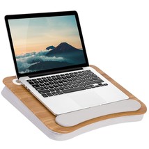 LapGear Memory Foam Lap Desk with Wrist Rest and Media Slot - Medium - O... - £29.88 GBP