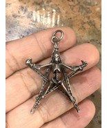 Sterling silver skeleton pendant, marked 925, vintage, Signed - $98.04 CAD
