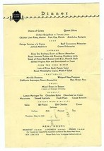 1949 Belmont Manor Dinner  Menu   Bermuda - $21.78