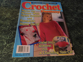Crochet Fantasy Magazine April 1999 No 130 Fair Isle Vest - $2.99