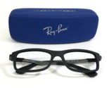 Ray-Ban Kids Eyeglasses Frames RB1546 3633 Black Gray Rectangular 48-16-125 - £62.31 GBP