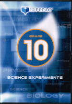 Alpha Omega Publications, Lifepac, Grade 10 Science Experiements DVD - $14.80