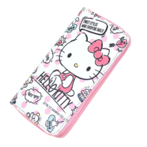 Pink Large Long Full Zipper Japanese Hello Kitty Wallet Fits in Bag Clut... - £9.34 GBP