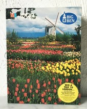 Roozengarde Tulips Mount Vernon WA Big Ben MB 1000 Piece Jigsaw Puzzle - NEW - £12.57 GBP