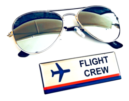 Airlines Flight Badge + Kids Pilot Aviator Sunglasses - $15.72