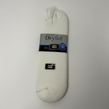 VTG Footjoy Men’s Socks DrySof Low Roll Top Comfort Ankle White Size 12.5-16 - £19.29 GBP