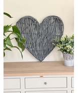 Small Dark Grey Wicker Heart- 40cm - €85,64 EUR Small Dark Grey Wicker Heart- 40cm - €85,64 EUR