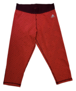 adidas Women&#39;s Tech fit Greater Than Capri Tights, Solred/Maroon/Print -... - $526.68 MXN