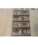 Lot of 8 Burundi 1972 Sapporo 1972 Winter Olympic Stamps - £13.55 GBP