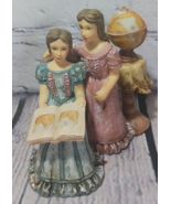 “Geography Lesson” Figurine 4.5&quot; Tall Youngs Globe Book  #31798 Retired ... - £3.82 GBP