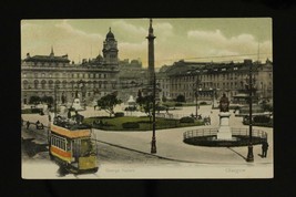 Vintage Caledonia Series 212 UK Postcard Glasgow Scotland George Square Trolley - £6.05 GBP