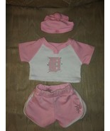 Build A Bear Workshop Detroit Tigers Pink Outfit 3 Pc Shirt Shorts Hat D... - $22.76