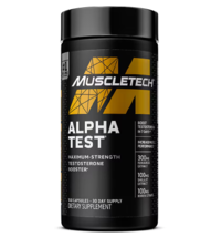 MuscleTech AlphaTest ATP & Testosterone Booster for Men 120.0ea - $63.99
