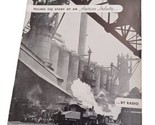 1945 United States Steel Corp Radio Broadcast Theatre Guild Advertising - $84.61