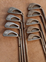 Tz Golf - Vintage Rare Ping Karsten I Black Dot 1, 2-W, 9 Iron Set Rh Steel - $163.28