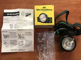 Vintage Rei Mini Headlamp B23-412 Adjust Hiking Lamp PARTS ONLY Repair Restore - £4.45 GBP