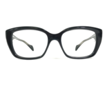 Face a Face Eyeglasses Frames CALAS 1 COL 553 Black Clear Square 53-16-130 - $159.25
