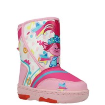 Trolls Winter Snow Boots Size 7 8 9 10 11 or 12 Lights Up! Poppy - $26.95