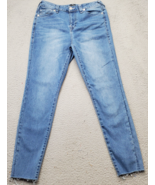 True Religion Super Skinny Jeans Womens 32 Blue Denim Halle High Rise Fr... - $67.89 CAD