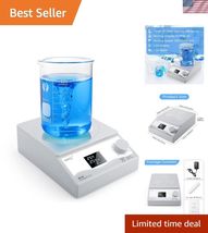 Digital Magnetic Stirrer Laboratory Stir Plate Plate with Timing Functio... - $49.89