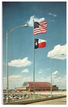 US and Texas Flags at the Forth Worth Intl Airport Dallas Texas Airport ... - £6.30 GBP