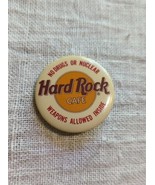 Hard Rock Cafe No Drugs or Nuclear Weapons Allowed Inside Pin Pinback Bu... - £3.90 GBP